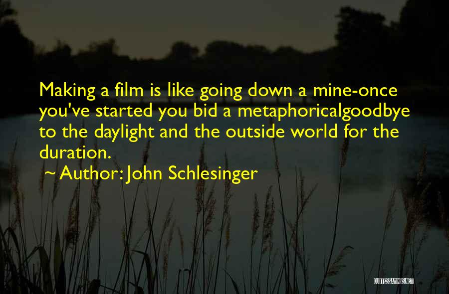 Duration Quotes By John Schlesinger