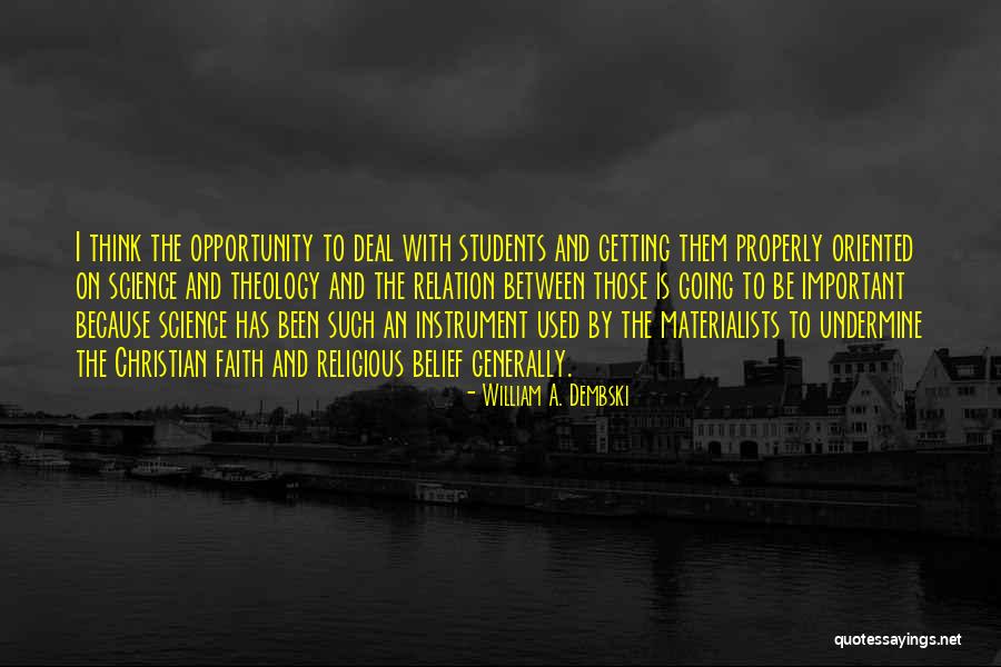 Durinick Quotes By William A. Dembski Durinick Quotes By William A. Dembski