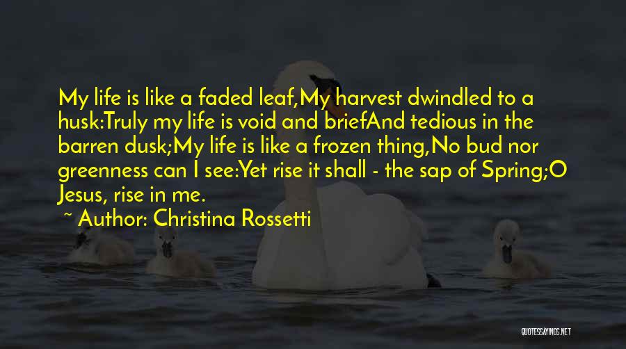 Dusk Quotes By Christina Rossetti