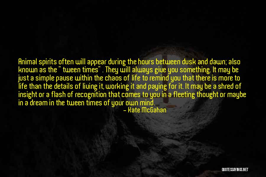 Dusk To Dawn Quotes By Kate McGahan