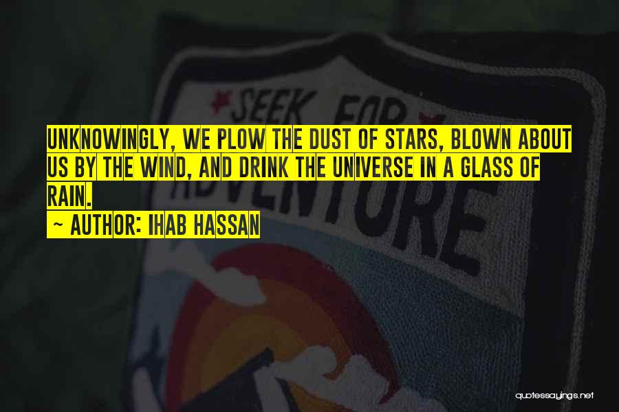 Dust In The Wind Quotes By Ihab Hassan