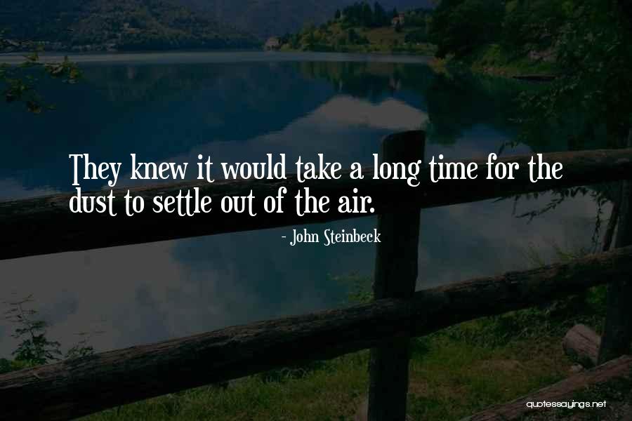 Dust Settle Quotes By John Steinbeck