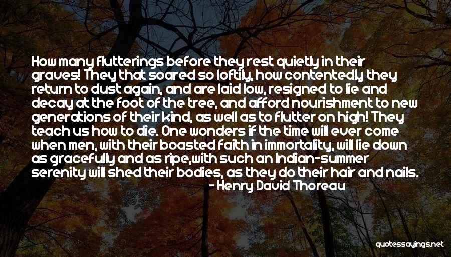 Dust To Dust Quotes By Henry David Thoreau