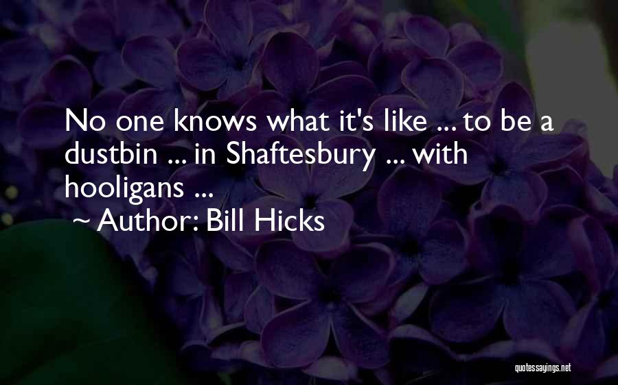 Dustbin Quotes By Bill Hicks