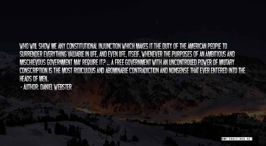 Duty Free Quotes By Daniel Webster