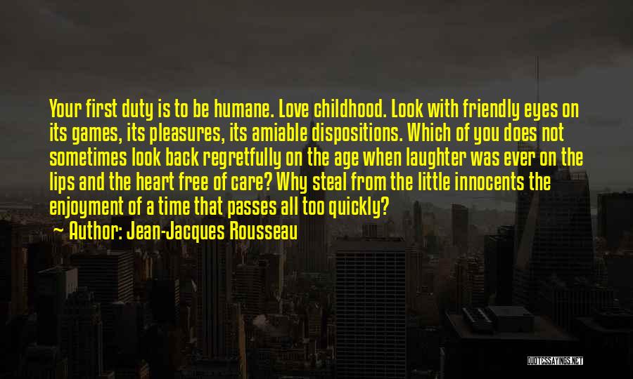 Duty Free Quotes By Jean-Jacques Rousseau