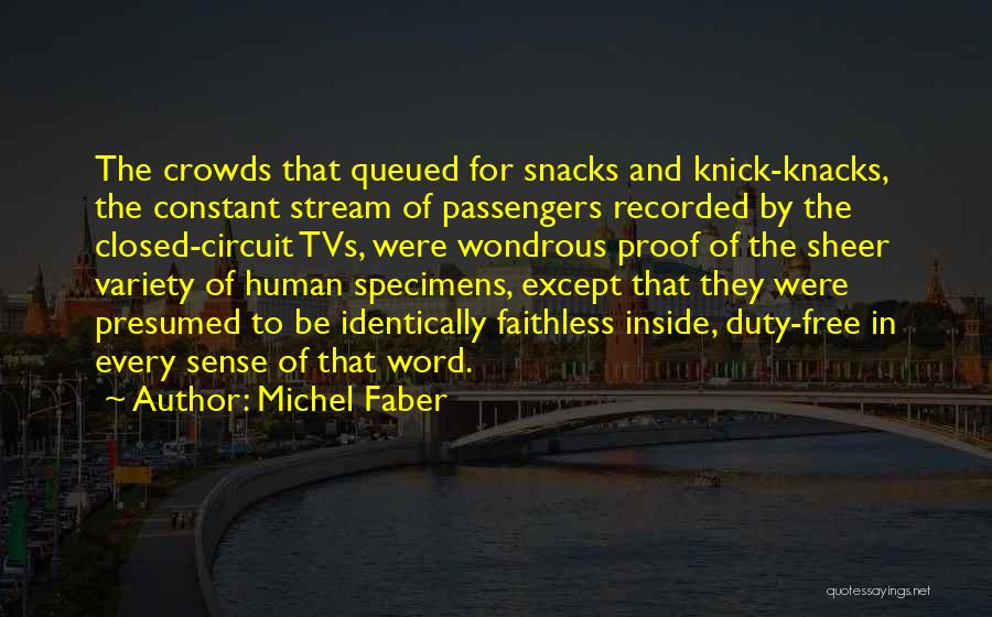 Duty Free Quotes By Michel Faber