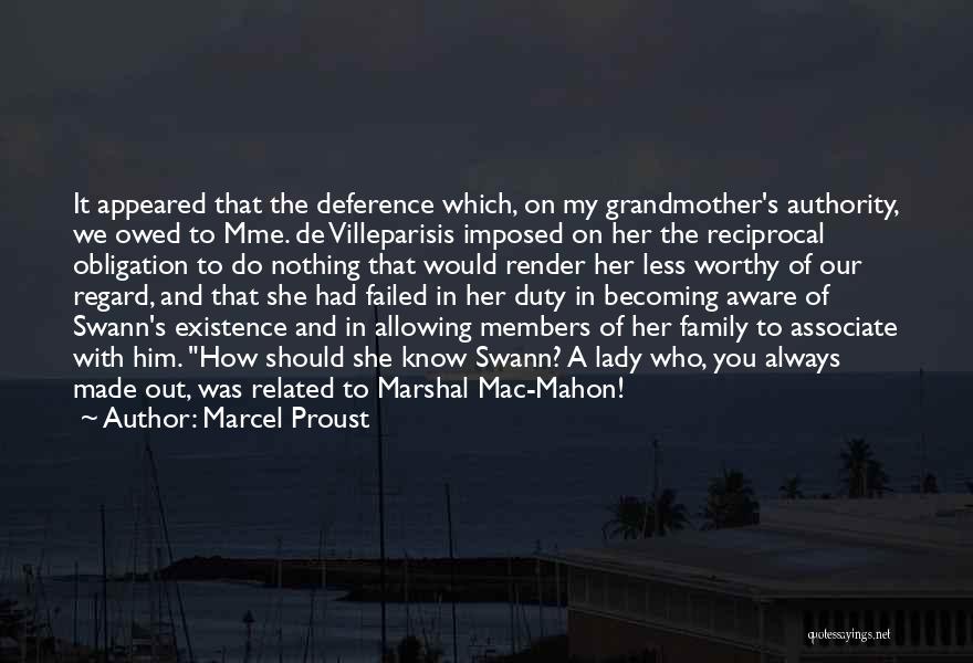 Duty Obligation Quotes By Marcel Proust