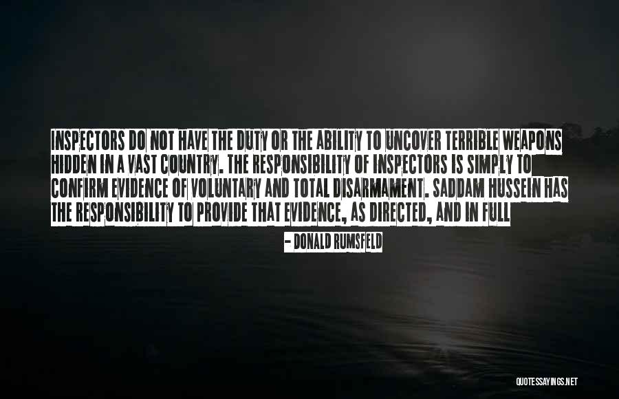 Duty Responsibility Quotes By Donald Rumsfeld Duty Responsibility Quotes By Donald Rumsfeld