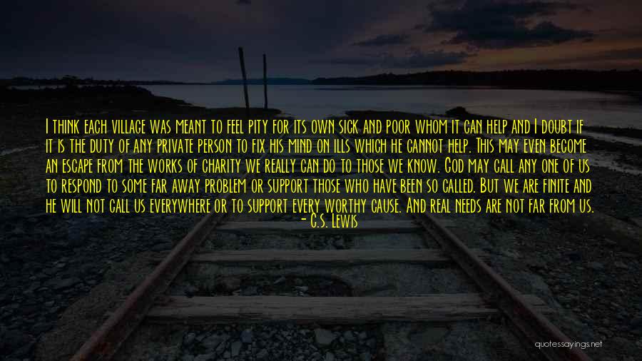 Duty To God Quotes By C.S. Lewis