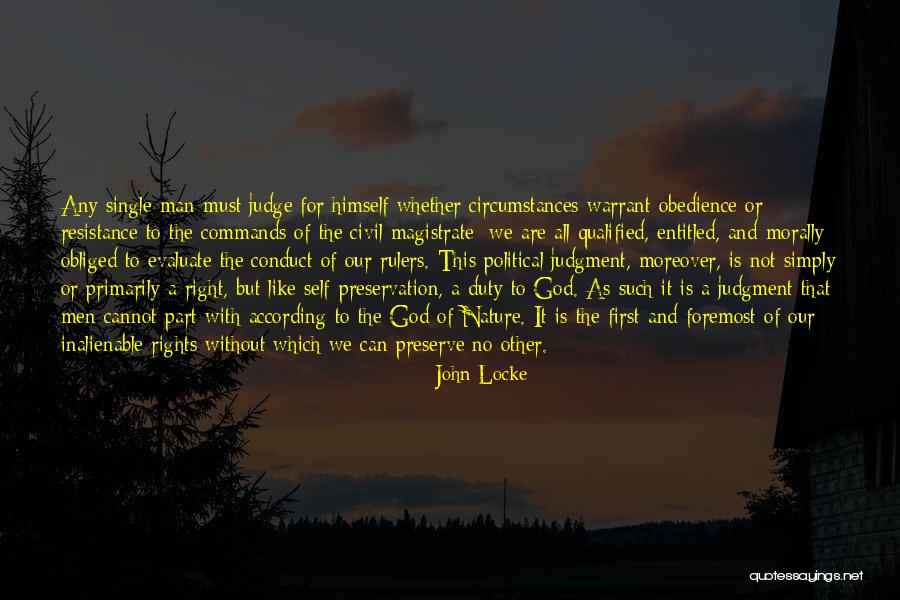 Duty To God Quotes By John Locke