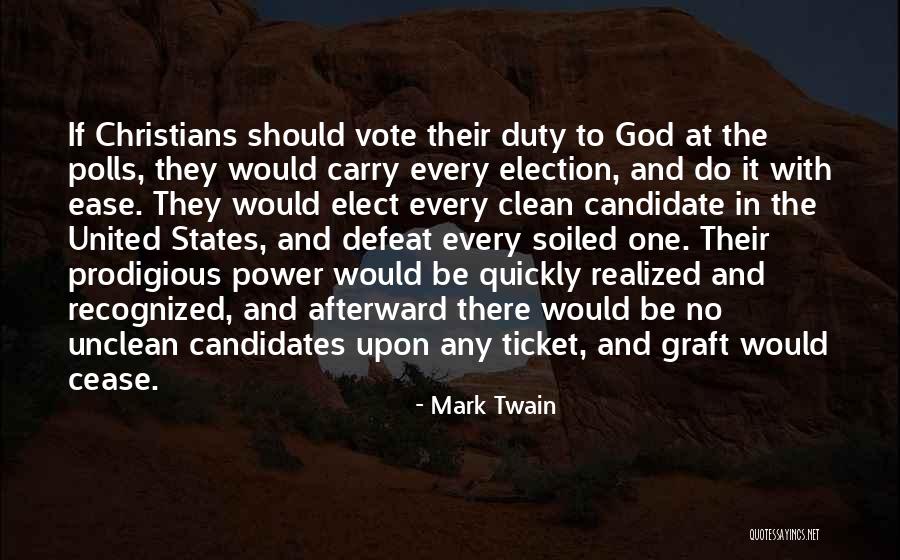 Duty To God Quotes By Mark Twain