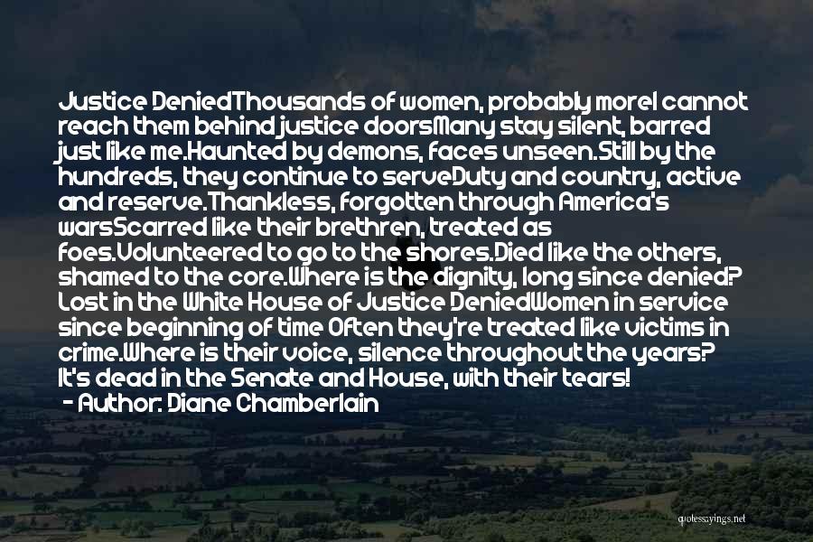 Duty To Service Quotes By Diane Chamberlain