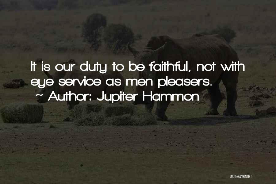 Duty To Service Quotes By Jupiter Hammon