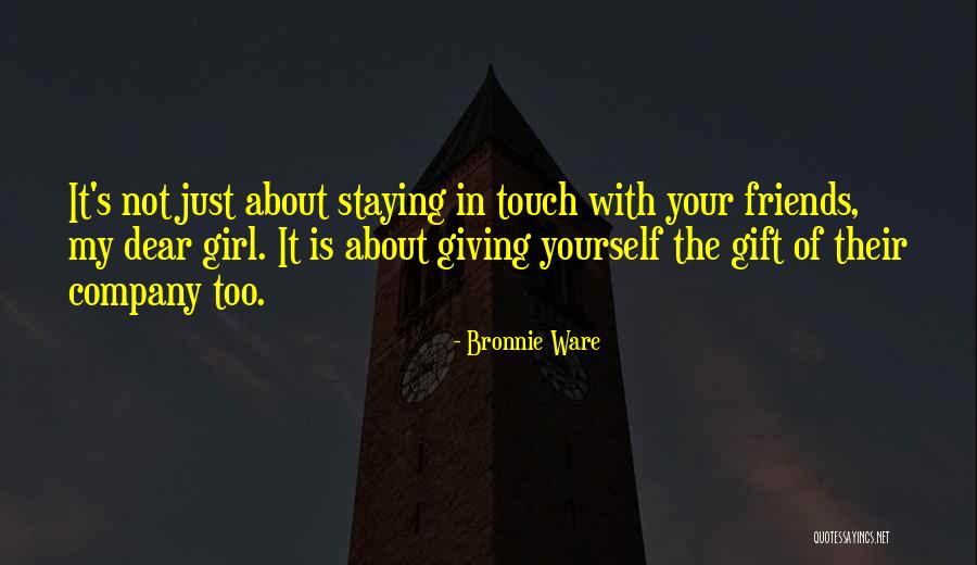Dvoretzky Quotes By Bronnie Ware Dvoretzky Quotes By Bronnie Ware
