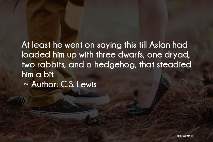 Dwarfs Quotes By C.S. Lewis