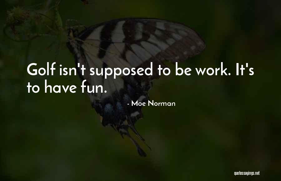Dwaynes Quotes By Moe Norman Dwaynes Quotes By Moe Norman