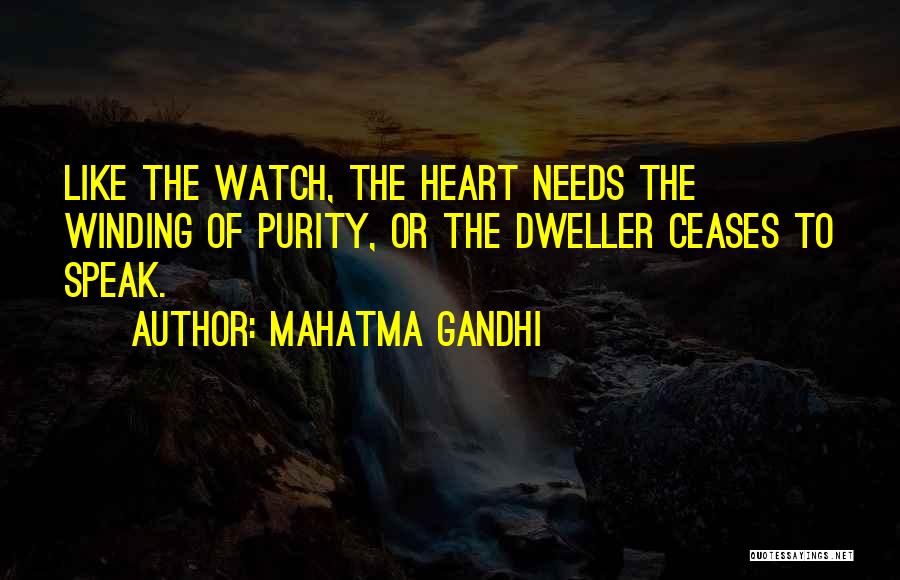 Dweller Quotes By Mahatma Gandhi