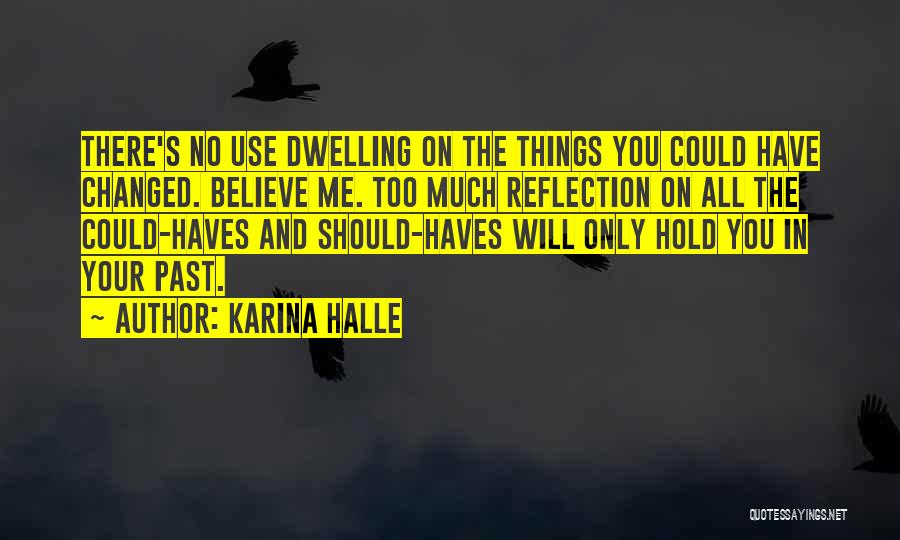 Dwelling On Things Quotes By Karina Halle
