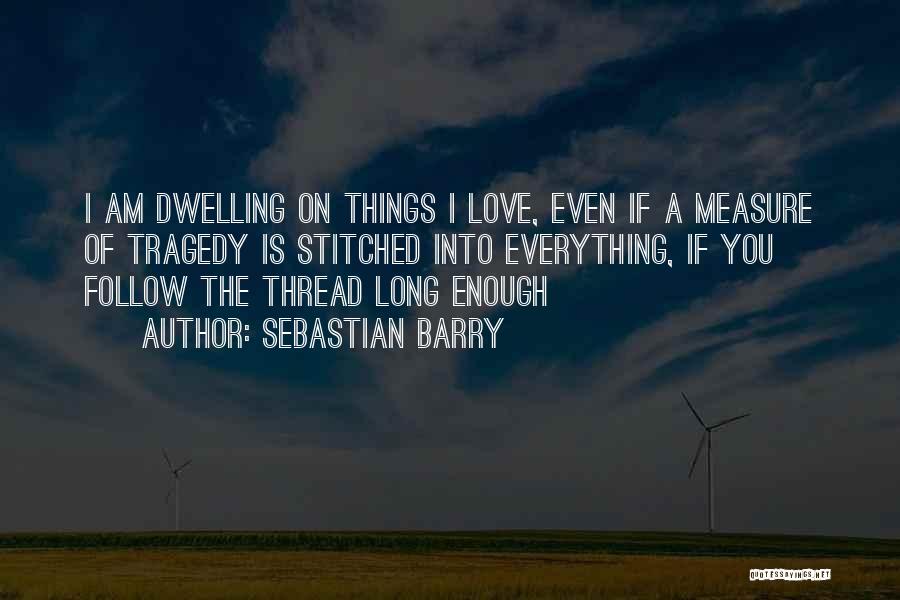 Dwelling On Things Quotes By Sebastian Barry