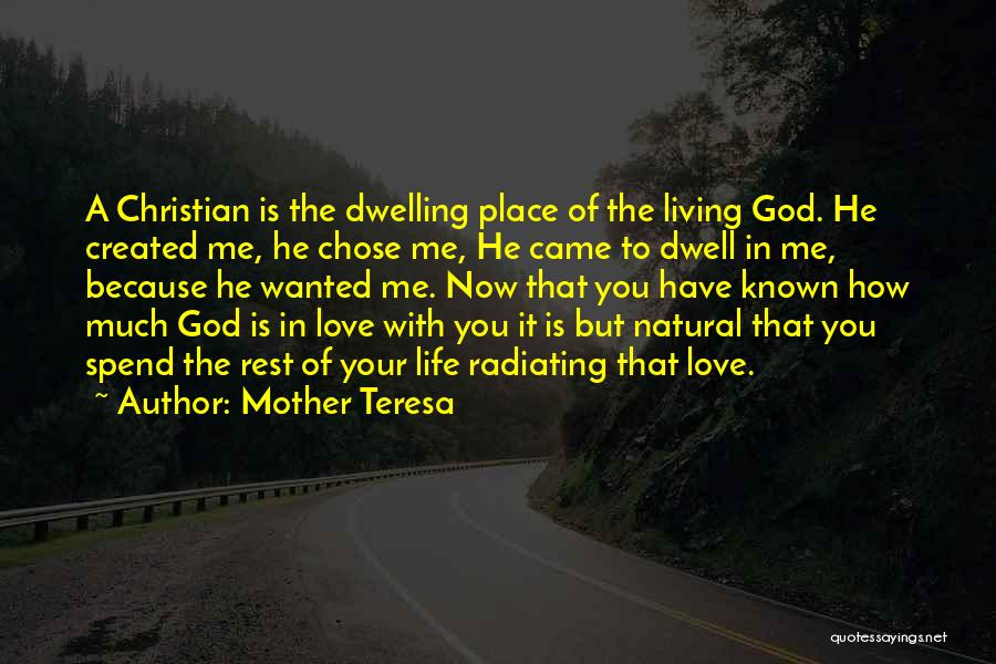 Dwelling With God Quotes By Mother Teresa