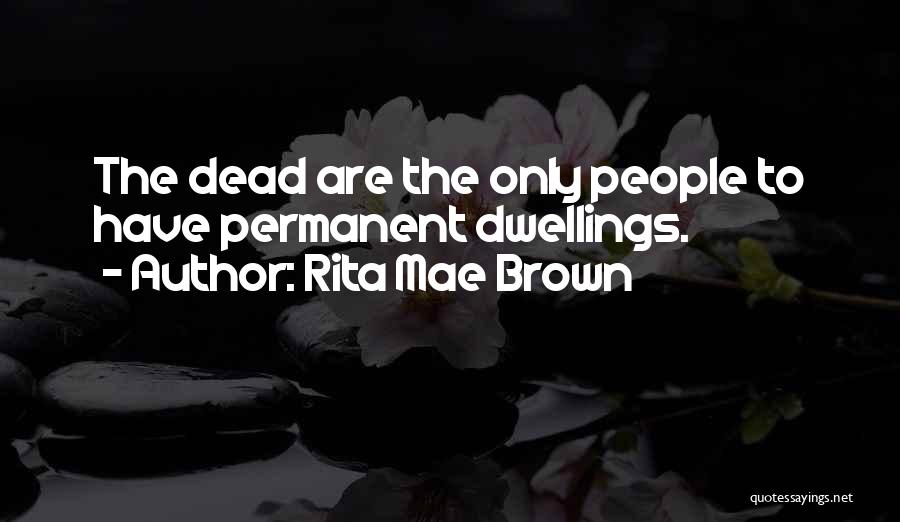 Dwellings Quotes By Rita Mae Brown