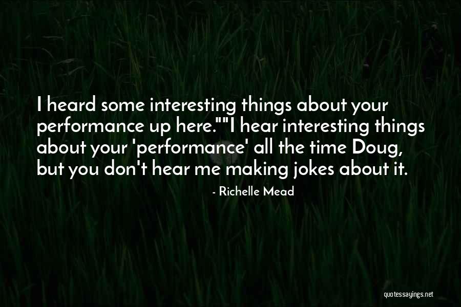 Dwells Synonym Quotes By Richelle Mead
