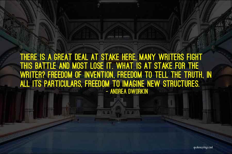 Dworkin Andrea Quotes By Andrea Dworkin