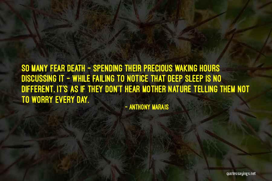 Dying And Death Quotes By Anthony Marais