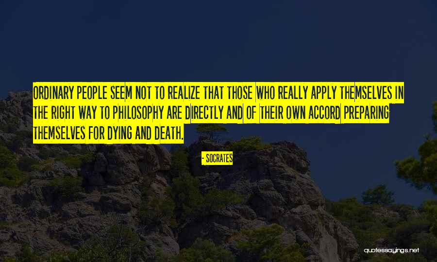 Dying And Death Quotes By Socrates