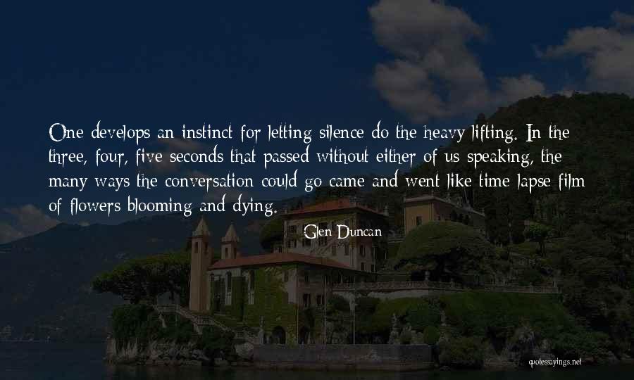 Dying And Letting Go Quotes By Glen Duncan