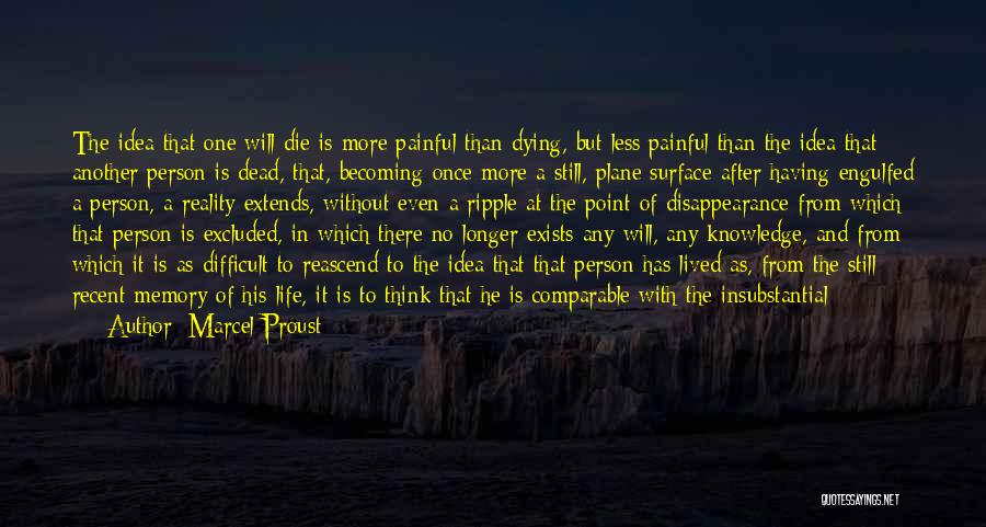 Dying And Life Quotes By Marcel Proust