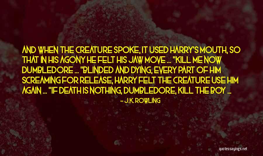 Dying Boy Quotes By J.K. Rowling