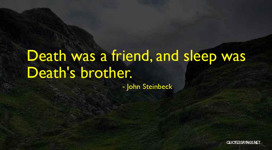 Dying For A Friend Quotes By John Steinbeck