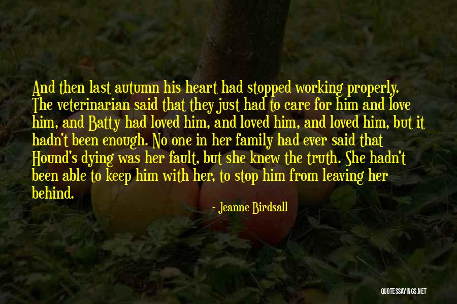 Dying For Love Quotes By Jeanne Birdsall Dying For Love Quotes By Jeanne Birdsall