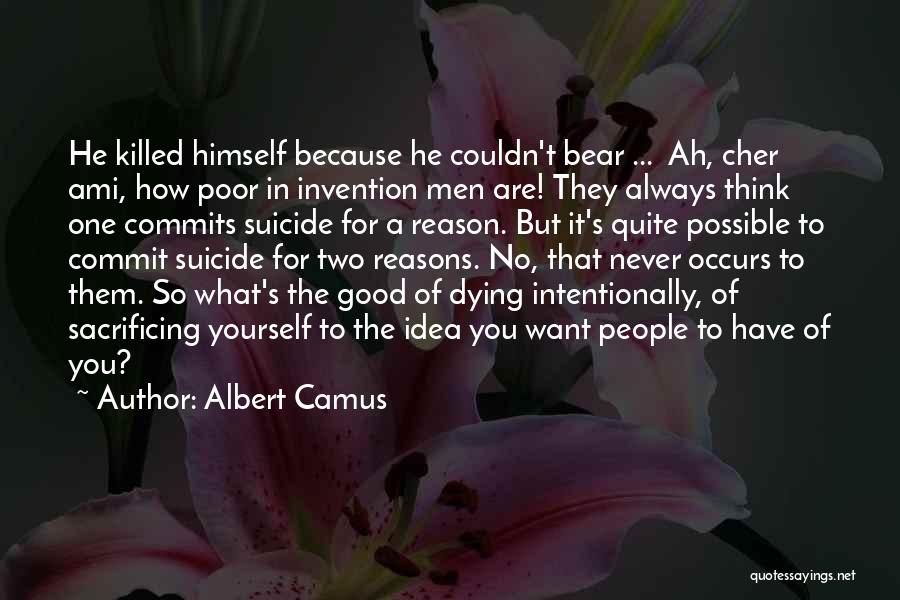 Dying For You Quotes By Albert Camus