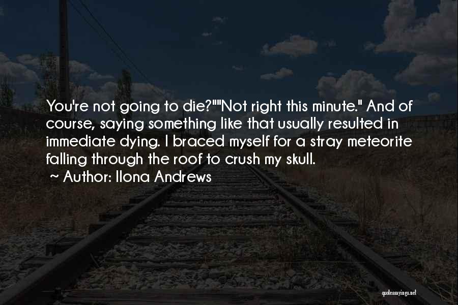 Dying For You Quotes By Ilona Andrews