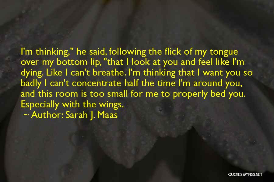 Dying For You Quotes By Sarah J. Maas