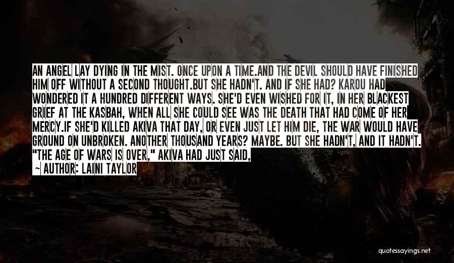 Dying In War Quotes By Laini Taylor