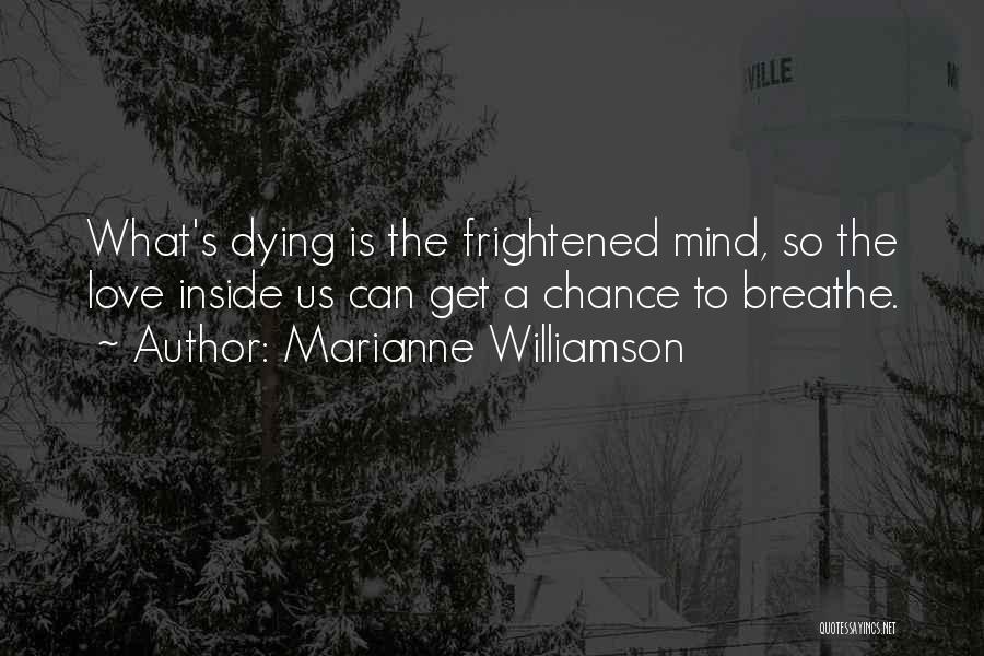 Dying Inside Quotes By Marianne Williamson