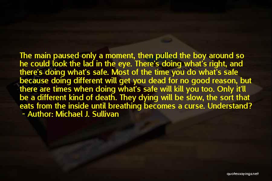 Dying Inside Quotes By Michael J. Sullivan