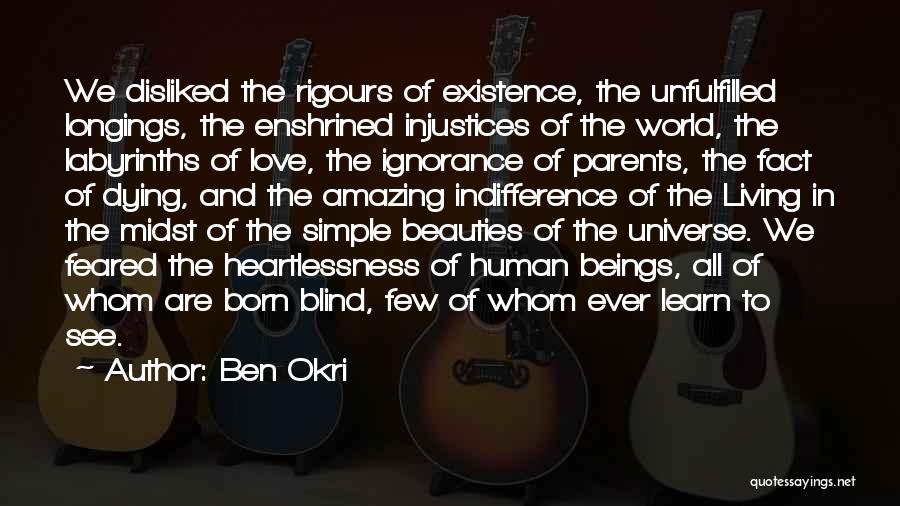 Dying Love Quotes By Ben Okri