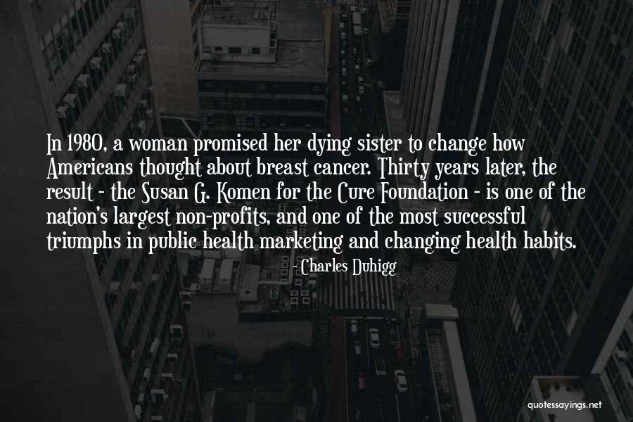 Dying Of Cancer Quotes By Charles Duhigg