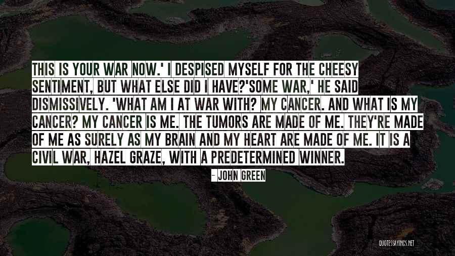 Dying Of Cancer Quotes By John Green