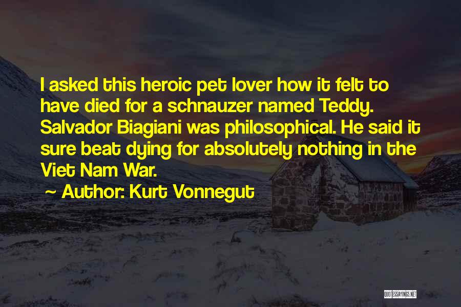 Dying Pet Quotes By Kurt Vonnegut