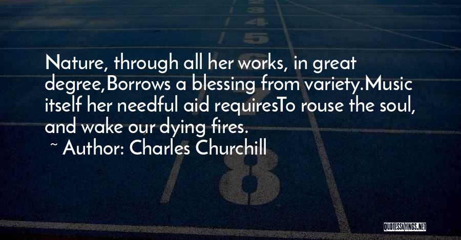 Dying Soul Quotes By Charles Churchill