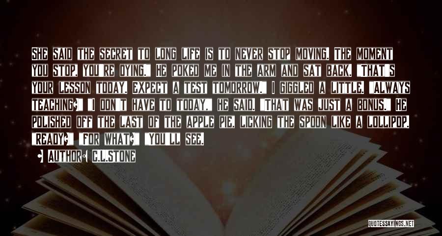Dying To See You Quotes By C.L.Stone Dying To See You Quotes By C.L.Stone