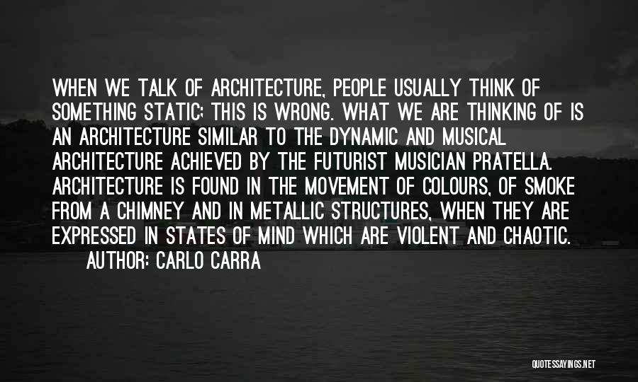 Dynamic Architecture Quotes By Carlo Carra