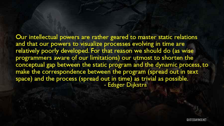 Dynamic Processes Quotes By Edsger Dijkstra