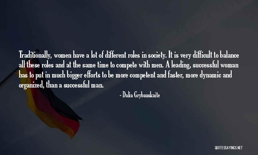 Dynamic Woman Quotes By Dalia Grybauskaite